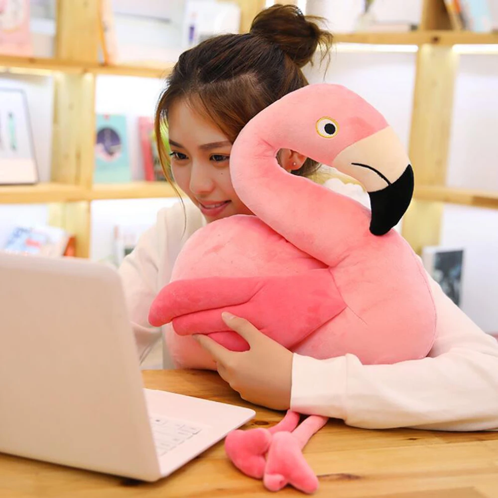 pink flamingo plush