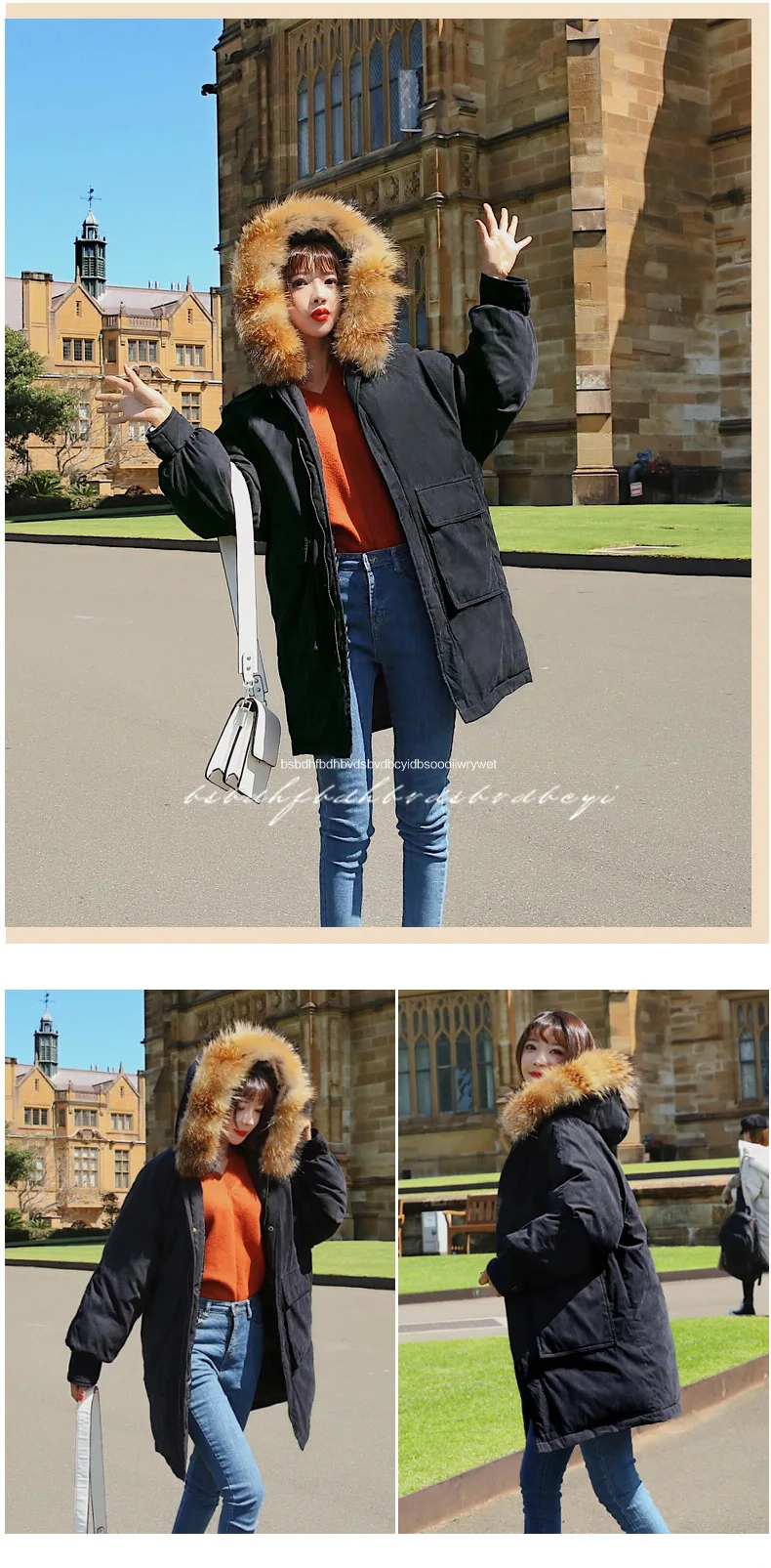 Зимняя длинная парка Manteau Femme Hiver, плюс размер, стеганая куртка, шамарры De ropa mujer, шапка с меховым воротником, недорогие пальто YL177