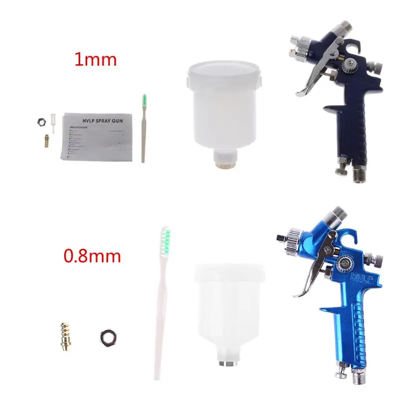 0,8/1 мм Воздушный Распылитель, кисть, мини распылитель краски, сопло с высоким давлением, профессиональный распылитель для ремонта автомобиля, покрытие