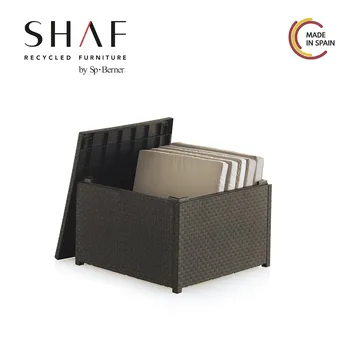 

SHAF-Table Storage garden DIVA-waterproof with material effect ratan easy to combine with your lawn furniture