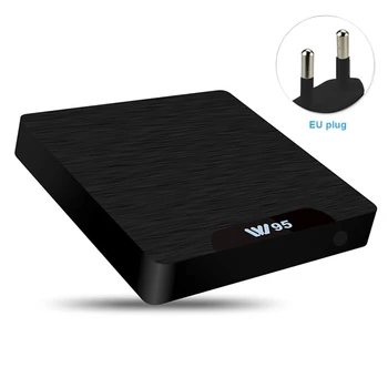 

W95 TV Set-top Box Android 7.1 IR Amlogic High Definition LED Indicator Remote Control Quad Core WIFI 4K Home Devices