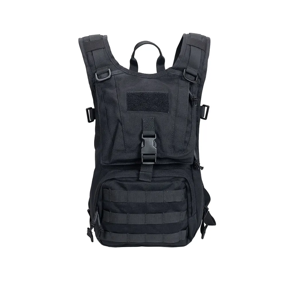 BLK Отличный Элитный тактический рюкзак-бизань Molle Hydration, военный велосипедный рюкзак двойного назначения, гидратационные рюкзаки, жилет, рюкзак - Цвет: BLK