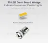 10 Pcs T5 3014 3 SMD Car Wedge LED Dashboard Bulb CANBUS Error Free License Plate Light Lamp DC 12V White ► Photo 2/6