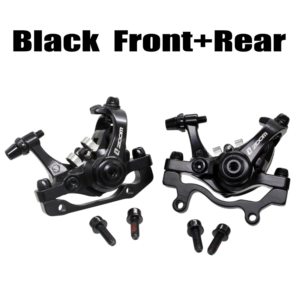 ZOOM Aluminum Alloy MTB bicycle Disc Brake Mountain Road MTB Bike Mechanical Caliper Disc Brakes Cycling Double Brake mountain bicycle disc brake bicycle disc brake mountain bike disc brake