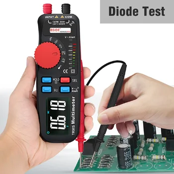 

ADM92CL PRO 6000 Counts Multimeter Digital True RMS Multimeter Auto-Range Voltage Temp Diode Continuity Tester TSH Shop