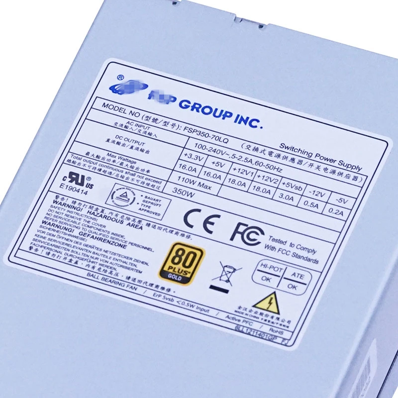 PSU для FSP FLEX Малый 1U 350W блок питания FSP350-70LQ