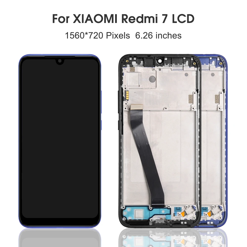Original Display with Frame For Xiaomi Redmi 7 LCD Touch Screen Digitizer For Redmi7 Lcd Display 2
