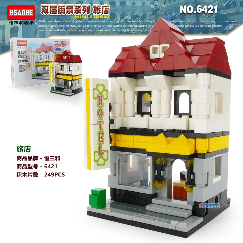 Лидер продаж конструктор сделай сам архитектура розничный магазин город мини