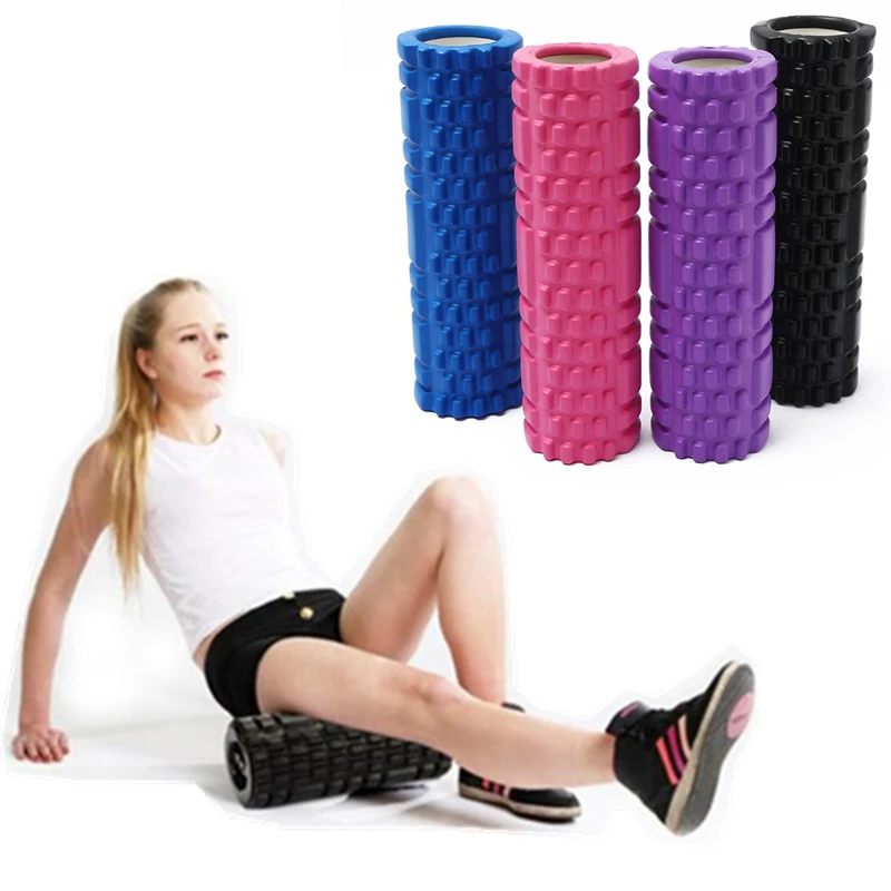 

Yoga Column Fitness Pilates Yoga Foam Roller blocks Train Gym Massage Grid Trigger Point Therapy Physio Exercise 30*9.5CM