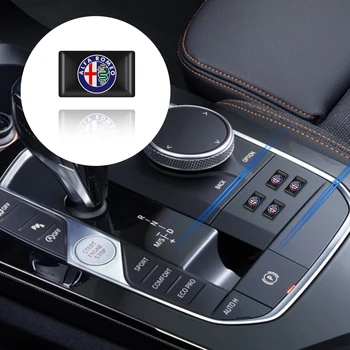 

10PCS 3D Car Styling Decoration Environmentally Epoxy Resin Sticker Car Modification Badge Sticker Decals For Alfa