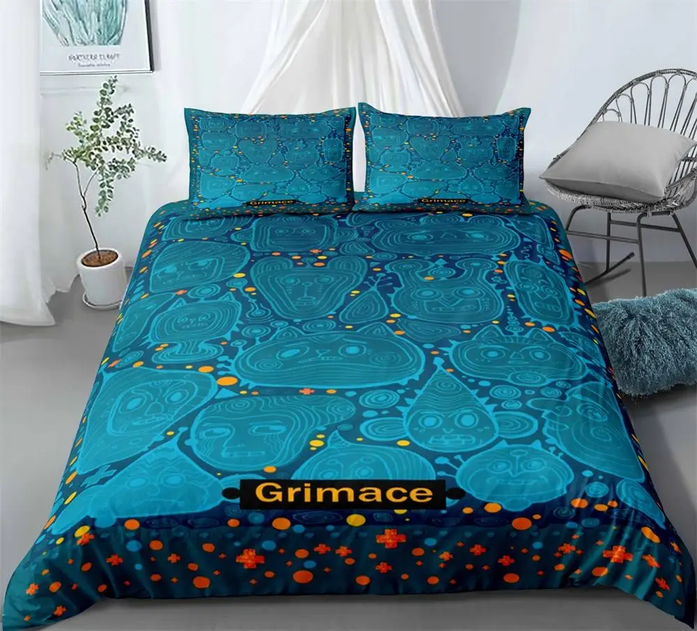 Абстрактное искусство Alie Grimace Cross Комплект постельного белья Декор для спальни