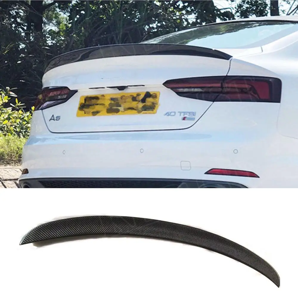 Спойлер из углеродного волокна для Audi a5 s5 4-Door 2019 2017 2018 | Автомобили и мотоциклы