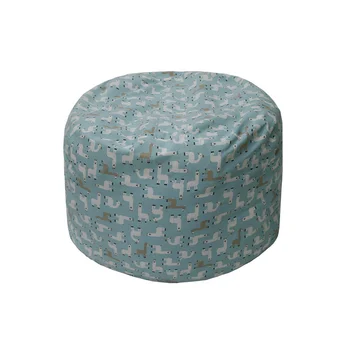 

Home Decor DIY Gaming Zipper No Filling Plush Toy Bean Bag Sofa Cover Canvas Round Organizer Storage 80cm Washable Accessories