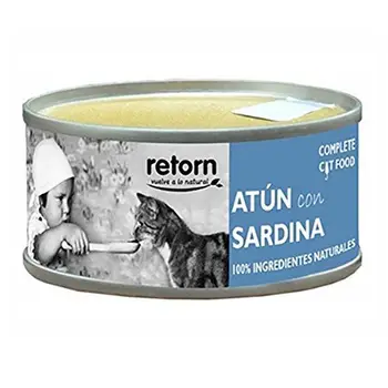

Retorn – Wet Food for Cats Adult Tuna With Sardines 80 gr