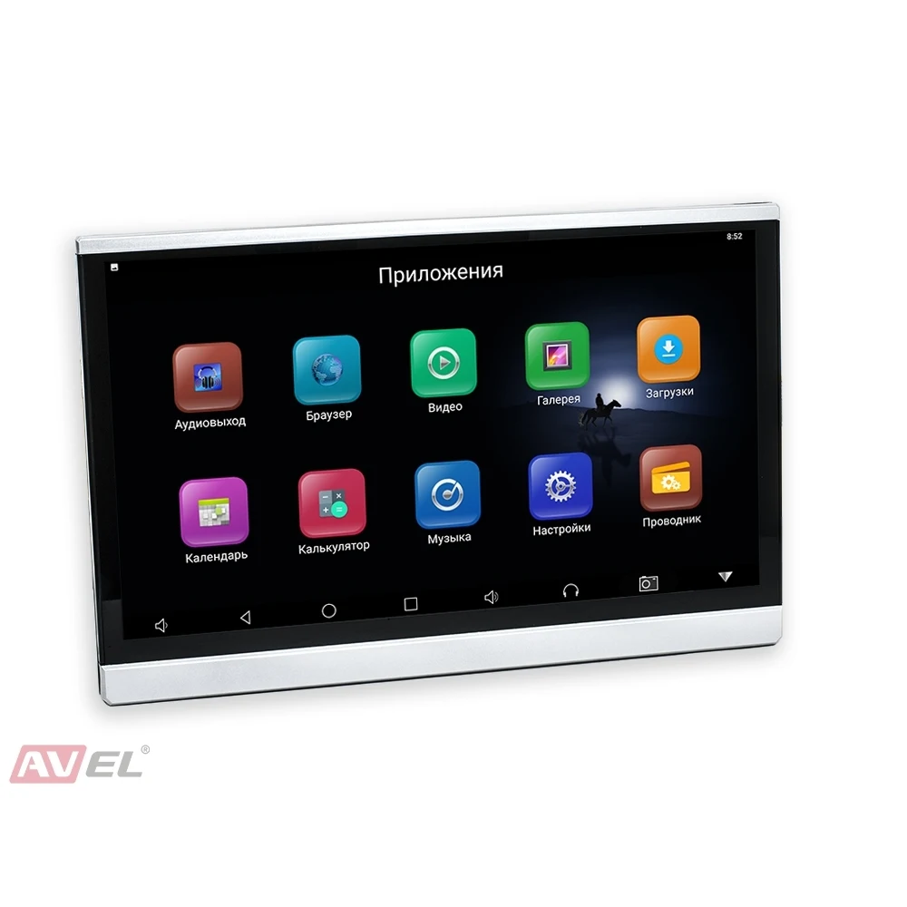 Навесной монитор на подголовник с сенсорным экраном 12.5" на Android AVS1215AN