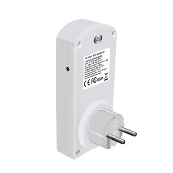 

Smart WiFi Plug Remote Control Thermostat Socket Temperature Humidity Controller