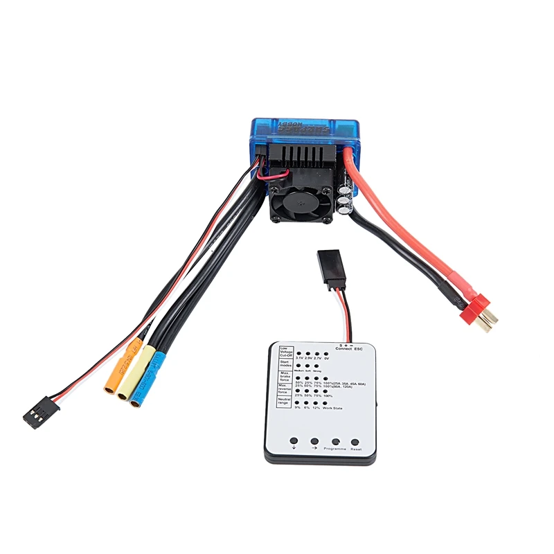SURPASS HOBBY S-120A бесщеточный ESC с 6,1 V/3A SBEC и программной картой для 1/8 RC автомобилей