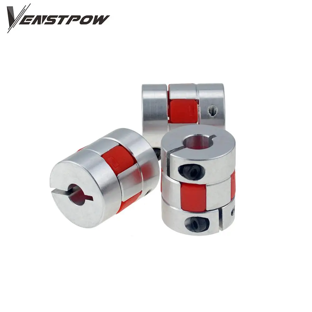 

1pc D20L30 Coupler OD 20mm L 30mm Aluminium Plum Flexible Shaft Coupling Motor Connector CNC Flexible Coupler 5/6/6.35/8/10/12mm