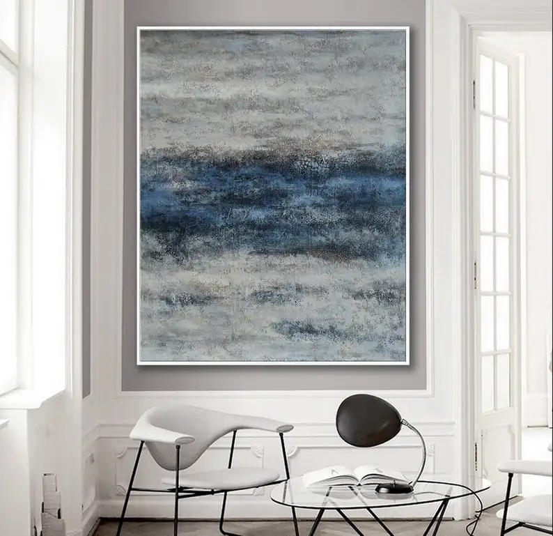 

Modern Neutral Abstract Painting Wall Art Texture Minimalist Art Work Hand Made Oil Painting On Canvas Large Minimal Artwork