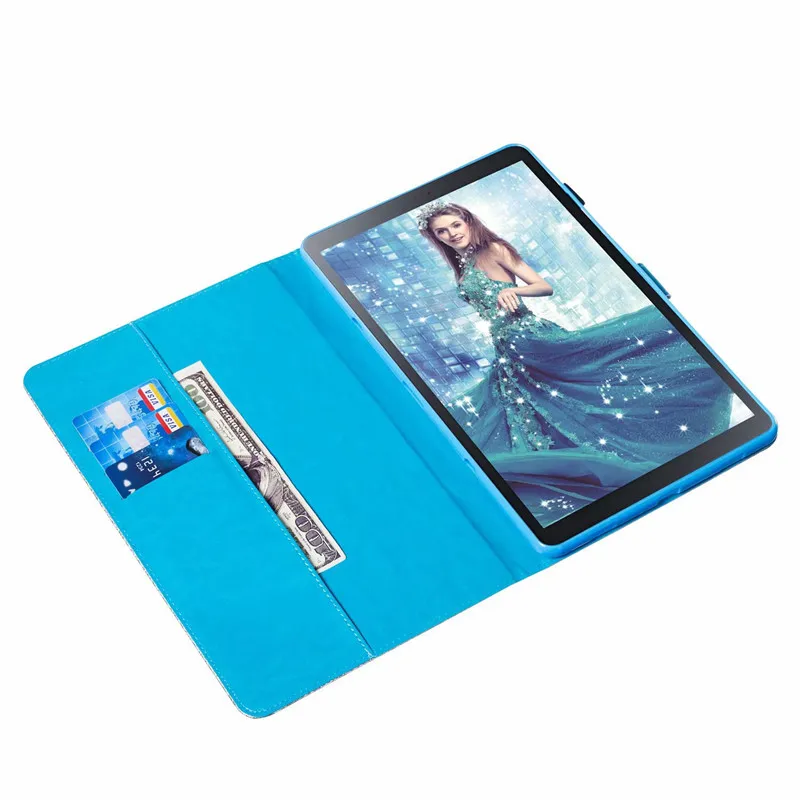 Блестящий Алмазный Единорог кожаный чехол для Samsung Galaxy Tab A 10,5 дюймов SM-T590 T595 Магнитный флип-чехол с подставкой