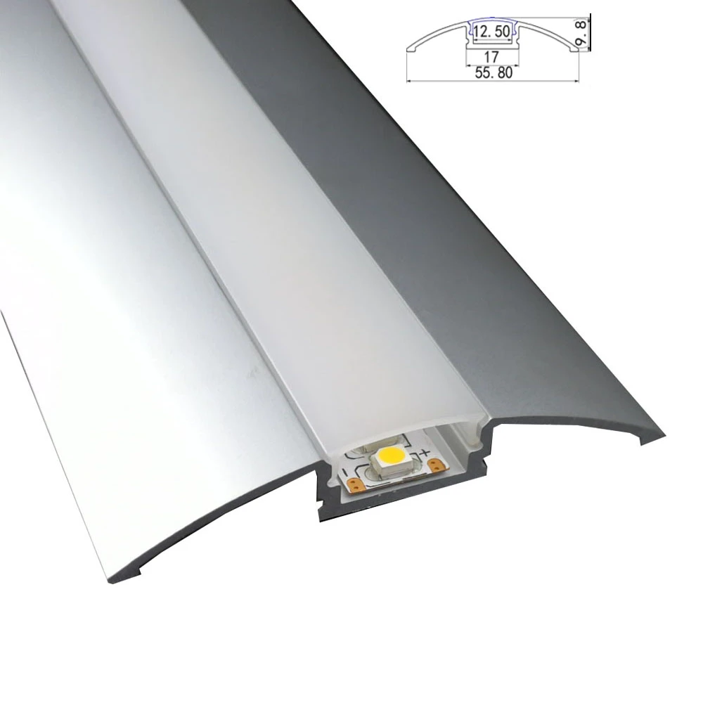 2m duz zemin montaj aluminyum led profil 1m duz zemin led aluminyum profil kanali 12mm serit icin sdw049 led bar lights aliexpress