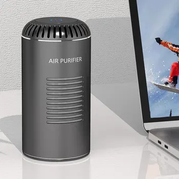 

Negative Ions HEPA Filter Fresher Wireless Charging Car Air Purifier Effective Household Living Room Electric Cleaning Bedroom