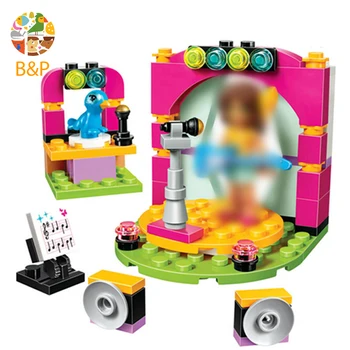 

41309 87pcs Friends Series The andrea's Musical Duet Model Building Blcok set Brick compatible 10605 Toys for children Gift