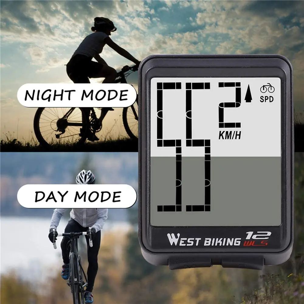 GPS Ordinateur De Vélo, sans Fil Vélo Compteur De Vitesse Ant Étanche Vélos Kilométrage, APP
