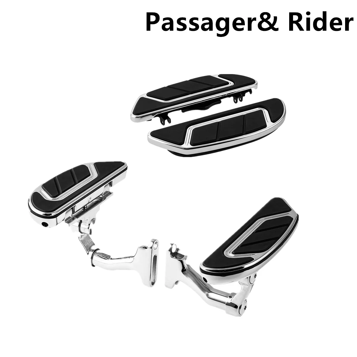 

Motorcycle Rider Passenger Floorboard For Harley Touring Road King Road Glide Electra Glide 1986-2020