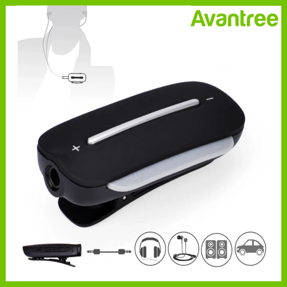 Bluetooth адаптер Avantree aptX с низкой задержкой для наушников зажимом/микрофоном BT 4 2