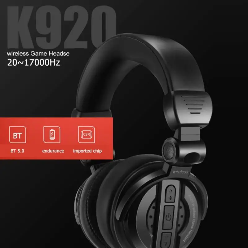 K-920 Bluetooth гарнитура складная беспроводная Bluetooth гарнитура двусторонние стерео спортивные наушники дальность передачи более 10 м