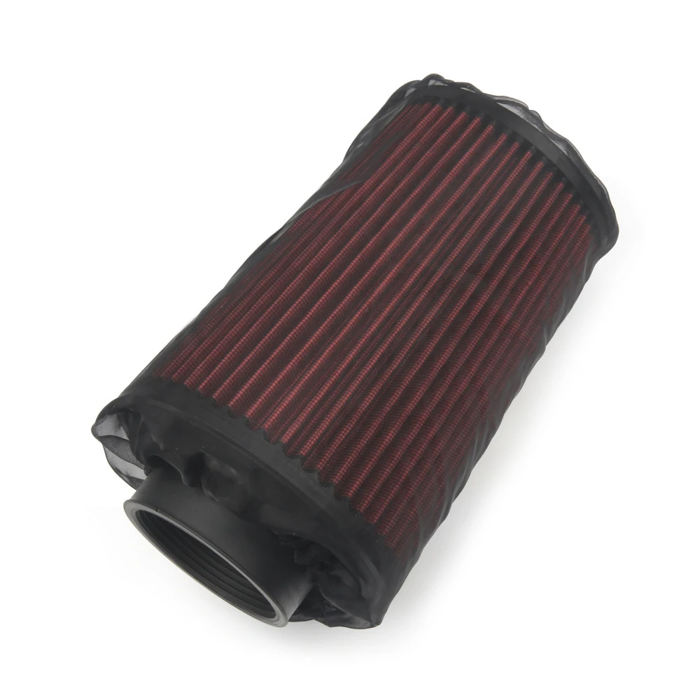 

Large Engine Cold Air Intake Filter Conical Cover Water Repellent Guard Black US