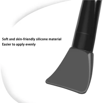 

Washable Silicone Face Mask Brush Mask Tool Soft Silicone Facial Mud Mask Applicator Brush Tools
