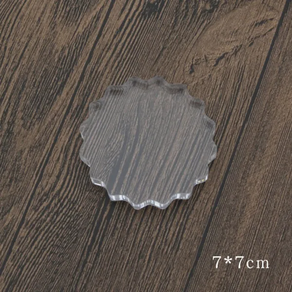M2 DIY прозрачная печать штамповый блок для DIY Скрапбукинг ясное фото украшение для альбома акриловый фиксатор рукоятки штампы - Цвет: M2