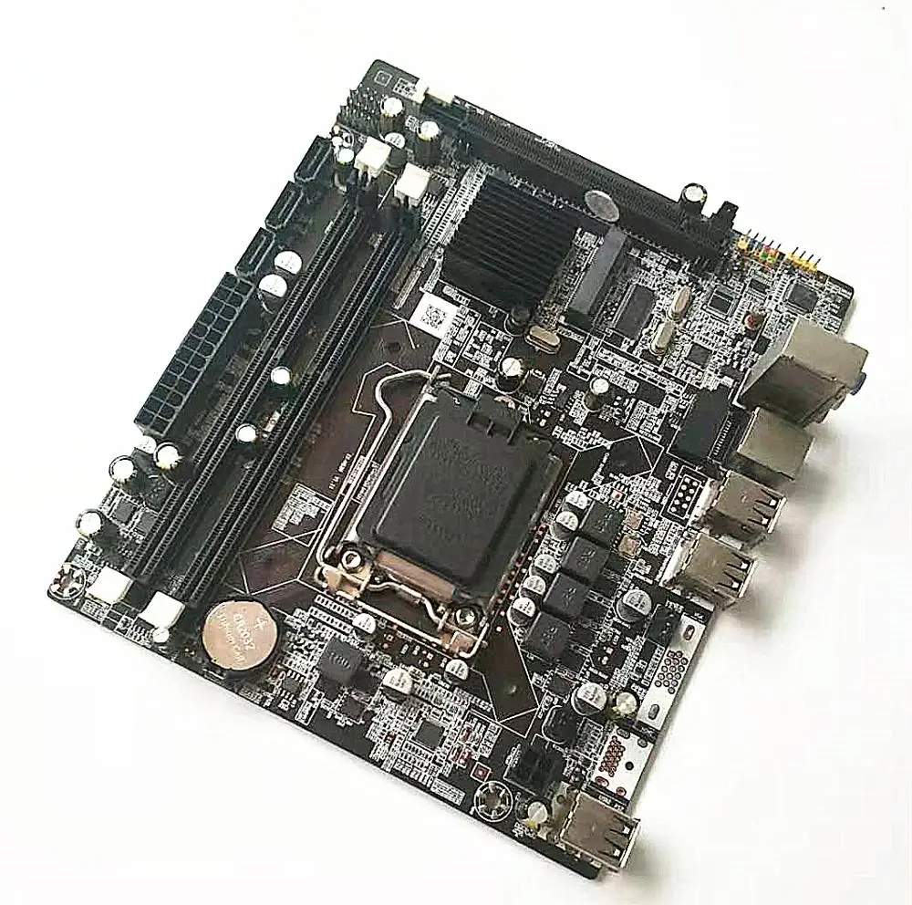 

P55 LGA 1156 motherboard 8 GB Max 2xDDR3 USB 2.0 computer 3xSATA2 motherboard. M-SATA