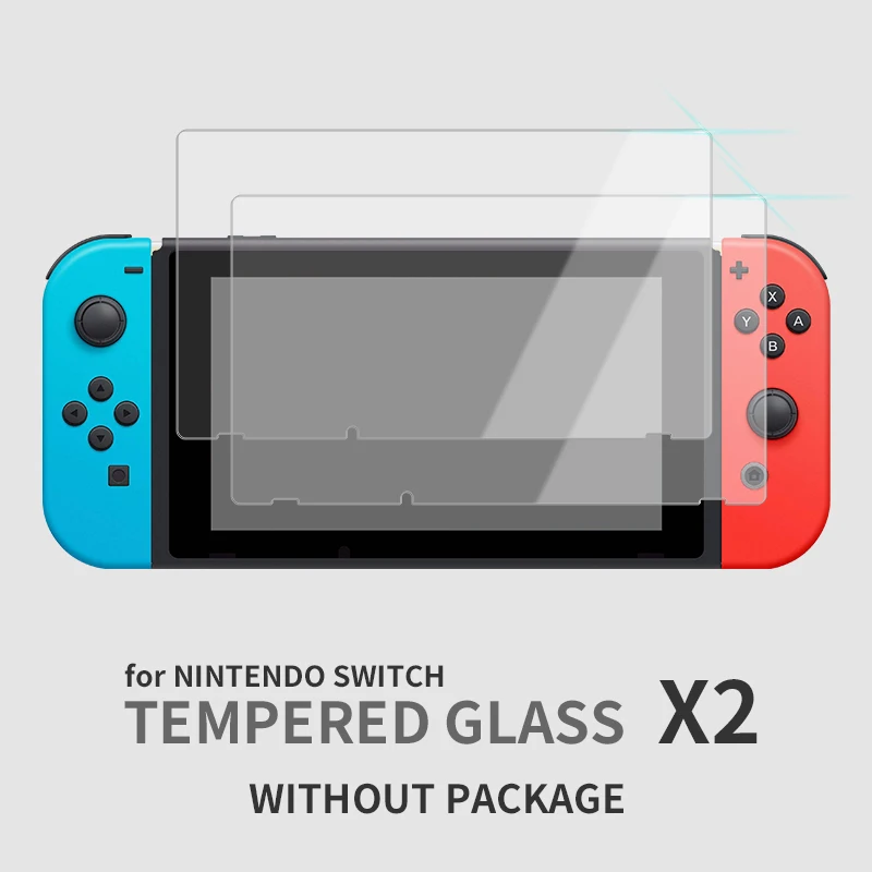2pcs Without package 2 упаковки 9 H защита экрана из закаленного стекла для nintendo Switch Защитная пленка для kingd Switch Lite NS аксессуары - Цвет: 2pcs Without package