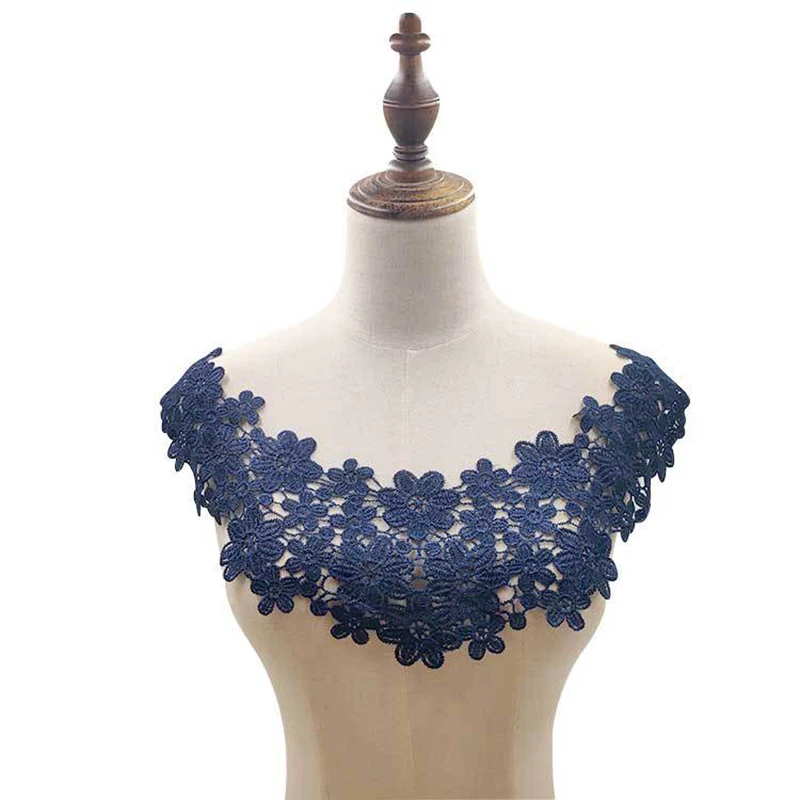 Lace Fabric 11 Colors Collar For Needlework Embroidery Applique DIY Dress Sewing Supplies Craft Collarband Lace Sewing Supplies Lace Sewing Accessories