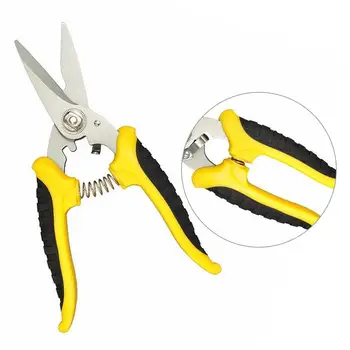 

Gardening Shearing Pruning Hand Pruner Functional Cutter with Straight Stainless Steel Grape Fruit Pruner Garden Tools