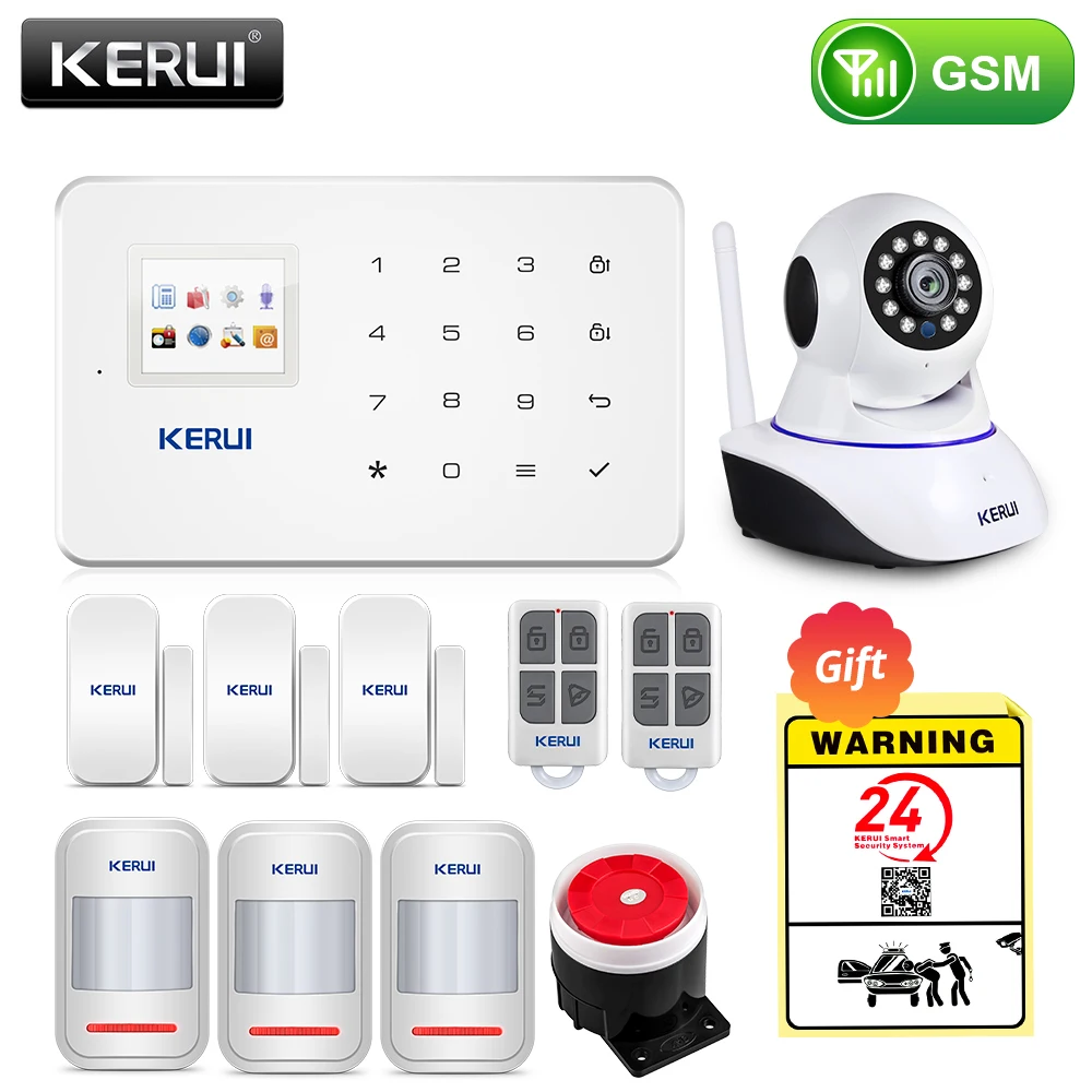 KERUI GSM охранная сигнализация Русская прошивка Дистанционное управление Приложение для IOS/Android - Цвет: GSM Alarm 4
