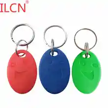 125 кГц ID брелок-карточка жетон Метка RFID близость EM4100 брелки брелок жетон кольцо контроля доступа карты несколько вариантов 10 шт