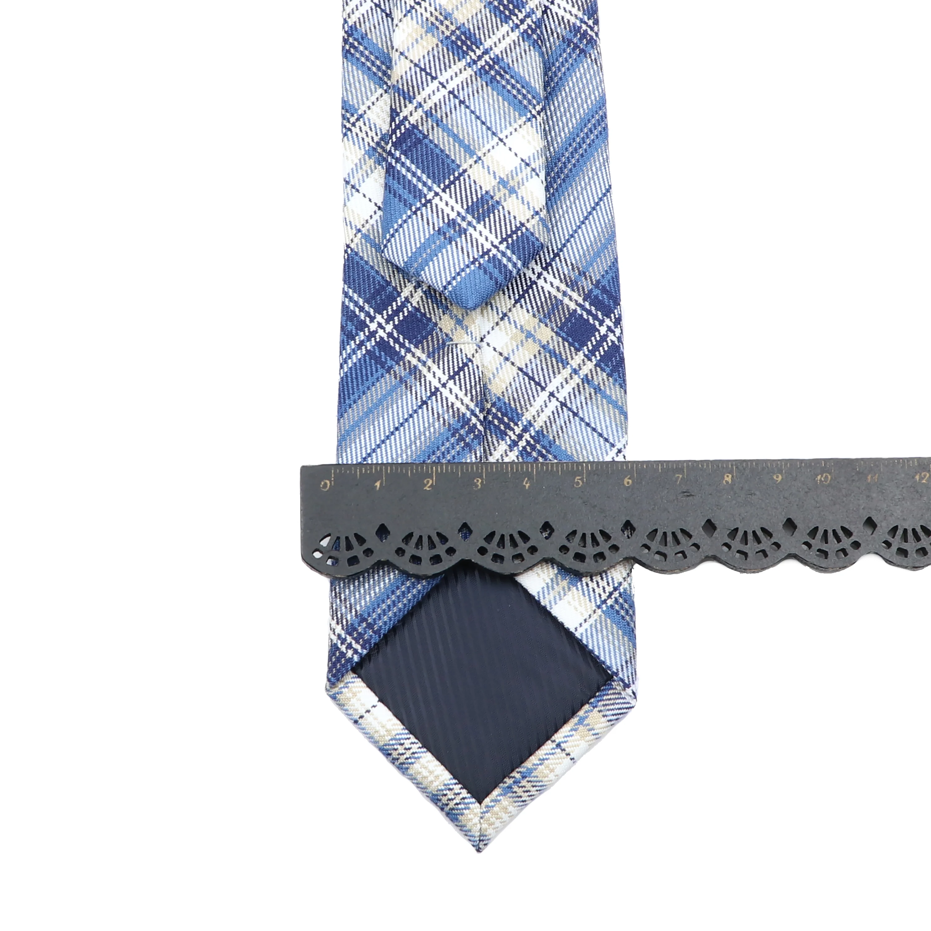 Plaid Tie For Men Women Soft Skinny Cotton TR Fabric Necktie For Wedding Bussiness Casual Man's Neckties Suits Flower Cravat