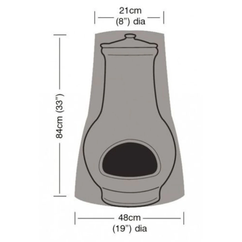 AOTU огнестойкий черный кальян угольная горелка Chiminea накладки для плиты барбекю гриль открытый барбекю сад водонепроницаемый чехол