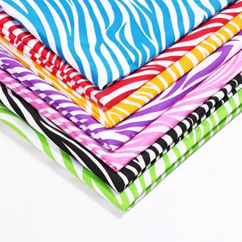 

100x150cm Zebra pattern printing polyester fabric Curtain print Bag and garment fabric tablecloth DIY Handmade cloth art