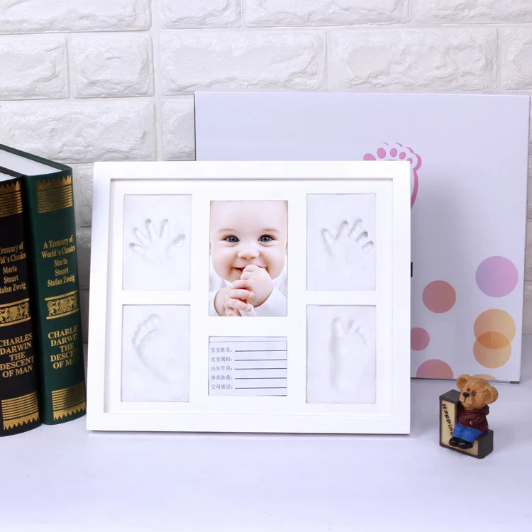 

New Style xin yue Source of Baby Handprint Clay Hand And Foot Prints Souvenirs Newborns Cool Gift Production Manufacturers Whole