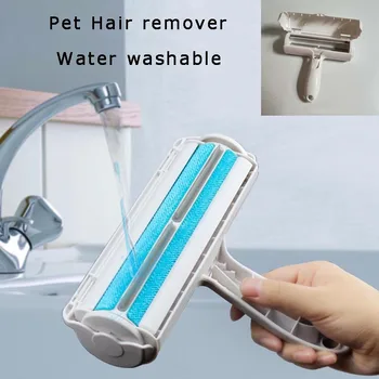 

Pet Hair Remover Roller Dog Cat Hair Cleaning Brush Removing Dog Cat Hair From Furniture Carpets Clothing Self-Cleaning Lint