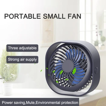 

ELOOLE Portable 3 Speed Mini USB Desktop Fan ventilador Cooling Fan with 360 Rotation Adjustable Angle for Household Travel