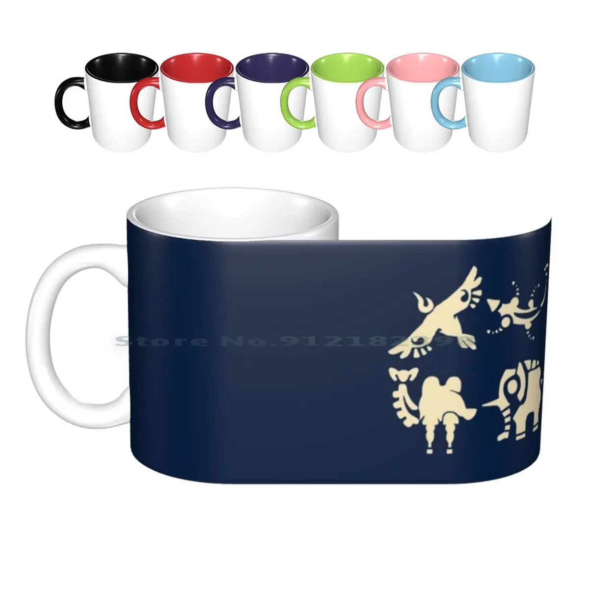Tazze Meccaniche In Ceramica Tazze Da Caffè Tazza Da Tè Al Latte Legend Of Breath Of The Wild Breath Of The Wild Switch Wiiu 3Ds Divine Animals