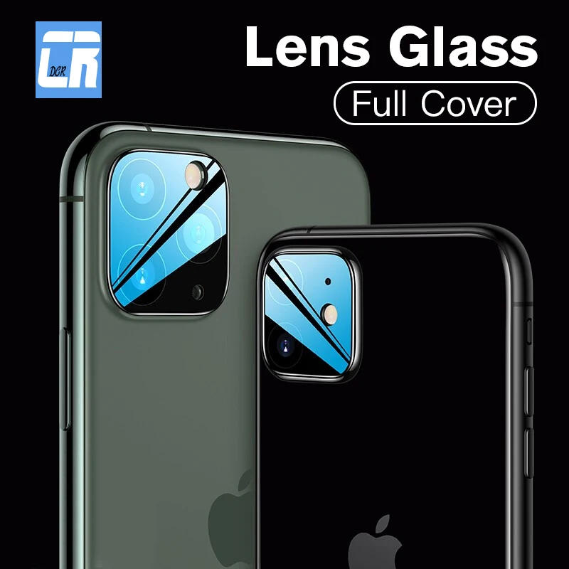 Защита для объектива камеры 2 шт./лот закаленное стекло iPhone 11 Pro Max 12 Mini 3D защита