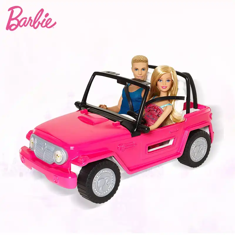 barbie and car