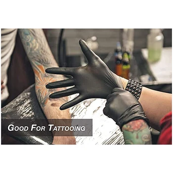 

100 Pairs Disposable Nitrile Gloves Safety Rubber Protection for Working Cleaning Home VDX99